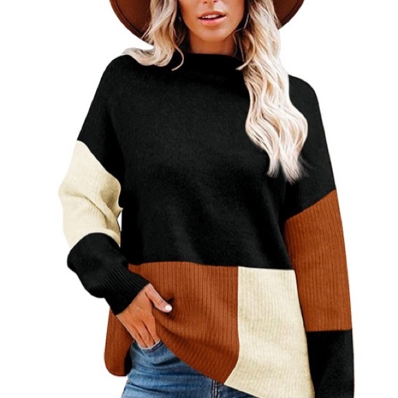 entro Sweaters - Entro color block sweater medium